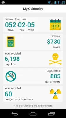 My QuitBuddy android App screenshot 4